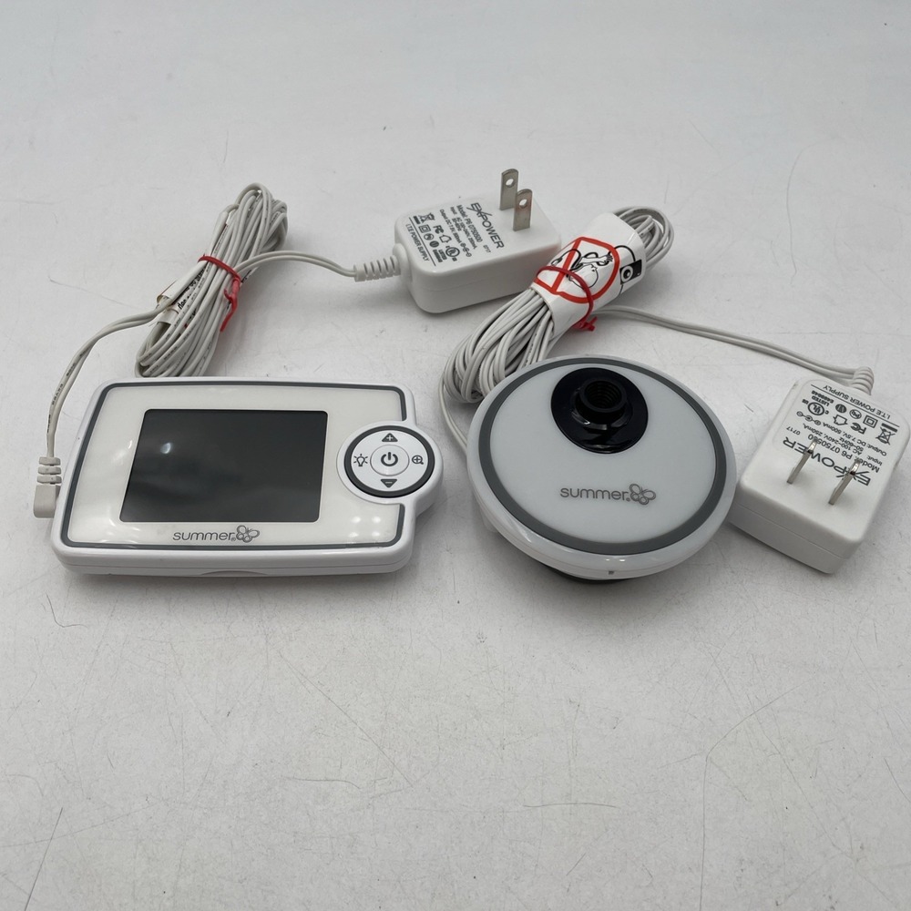 Summer Infant Glimpse Digital Color Video Baby Monitor #29890 Complete Set